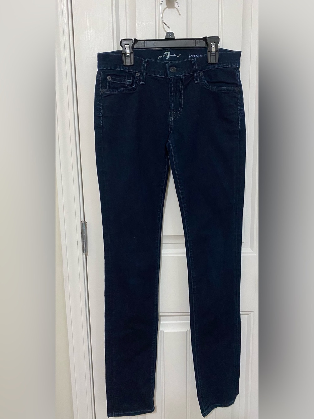 7 for all mankind Roxanne Womens ankle straight skinny denim jeans. Size 26